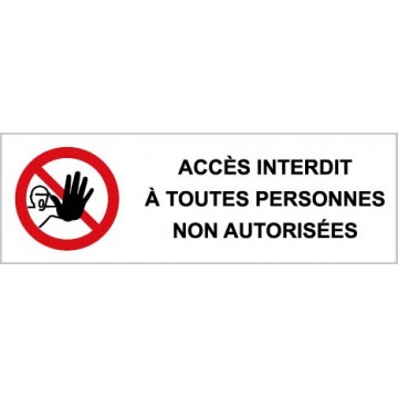 Pictogrammes interdiction a...