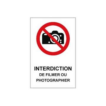 Pictogrammes interdiction...