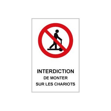 Pictogrammes interdiction...