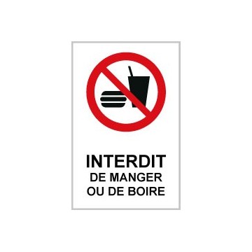 Pictogrammes interdiction...