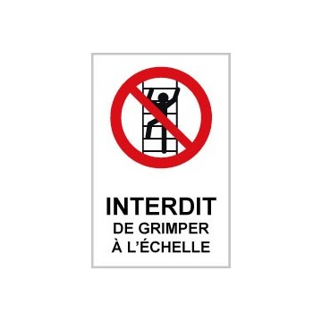 Pictogrammes interdiction...