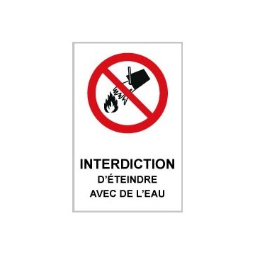 Pictogrammes interdiction...