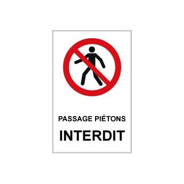 Pictogrammes interdiction...