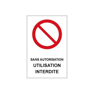 Pictogrammes interdiction...