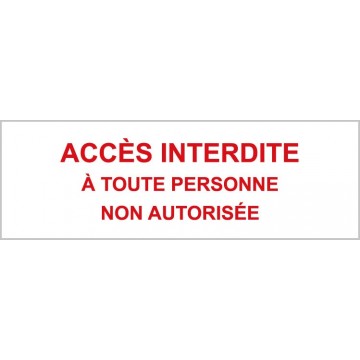 Pictogrammes interdiction...