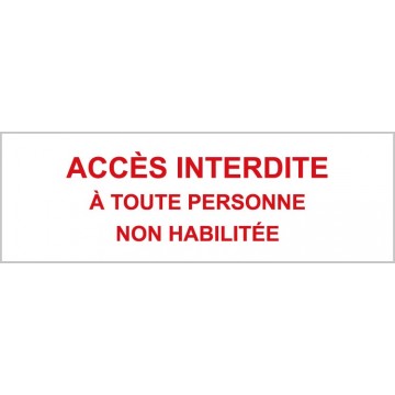 Pictogrammes interdiction...