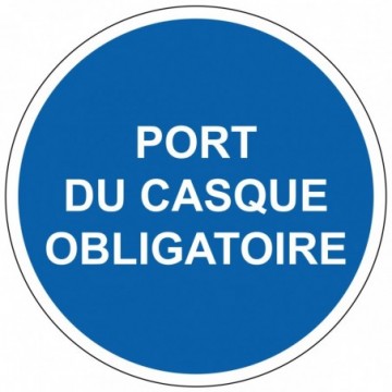 Pictogrammes port du casque...