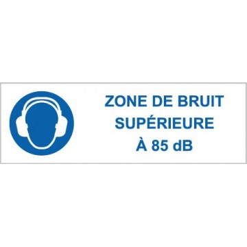 Pictogrammes zone de bruit...