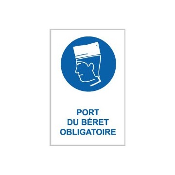 Pictogrammes port du beret...