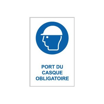 Pictogrammes port du casque...