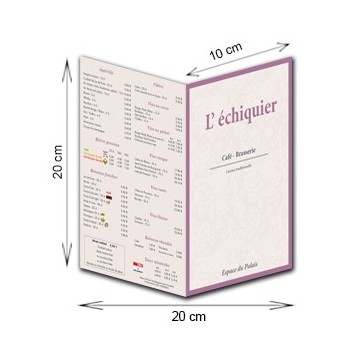 Impression menu et carte de...