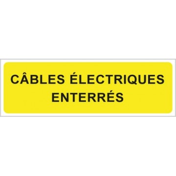 Pictogrammes danger cables...