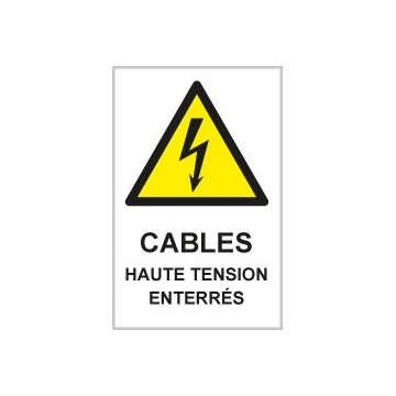 Pictogrammes danger cables...