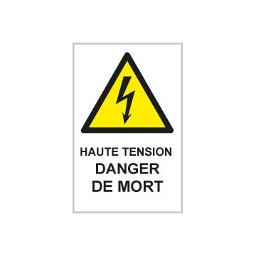 Pictogrammes danger haute...