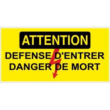 Pictogrammes danger...