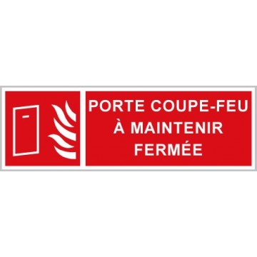 Pictogrammes incendie porte...