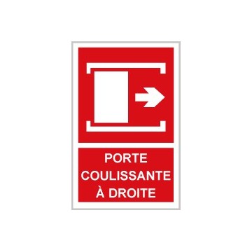 Pictogrammes incendie porte...