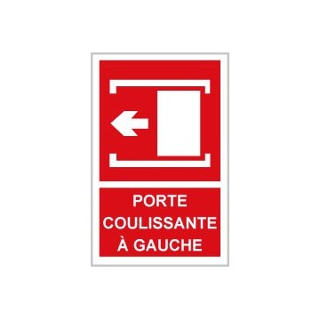 Pictogrammes incendie porte...