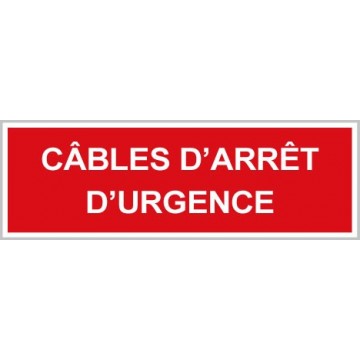 Pictogrammes incendie cable...