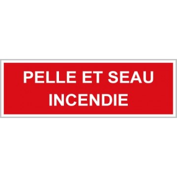 Pictogrammes incendie pelle...