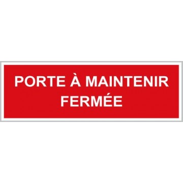 Pictogrammes incendie porte...