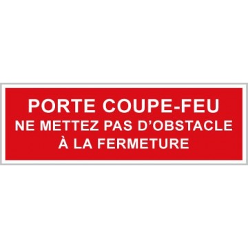 Pictogrammes incendie porte...